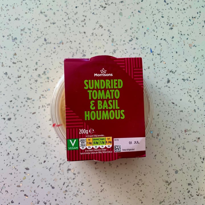 Morrisons Sundried Tomato & Basil Houmous Review abillion