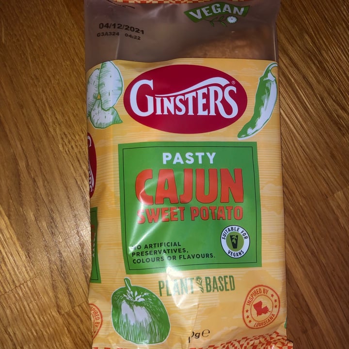 photo of Ginsters Cajun Sweet Potato Pasty shared by @annaleitner on  07 Dec 2021 - review