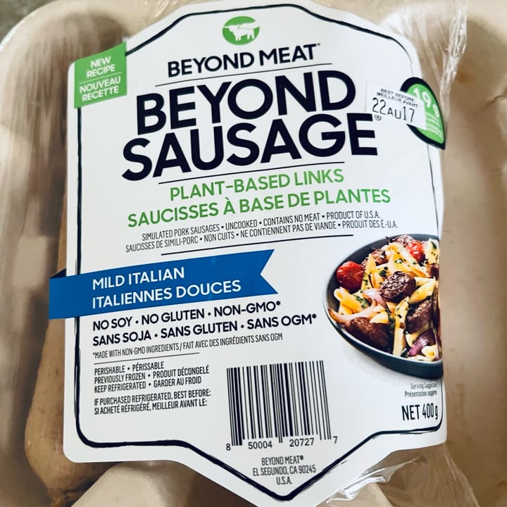 photo of Beyond Meat Beyond Sausages Mild Italian shared by @tanyalynn on  19 Aug 2022 - review