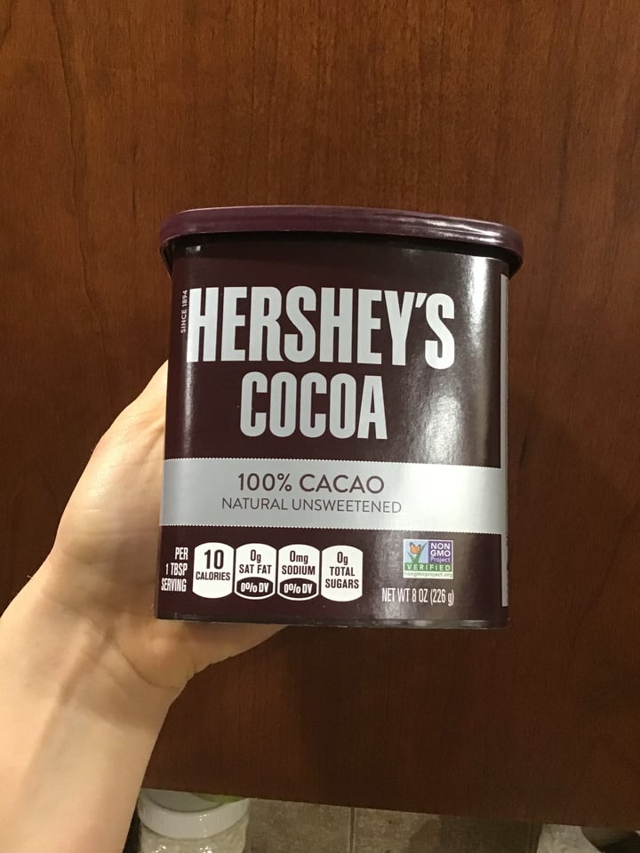 photo of Hershey's Cocoa 100% Natural Unsweetened Cacao shared by @bryansoccer95 on  27 Apr 2020 - review