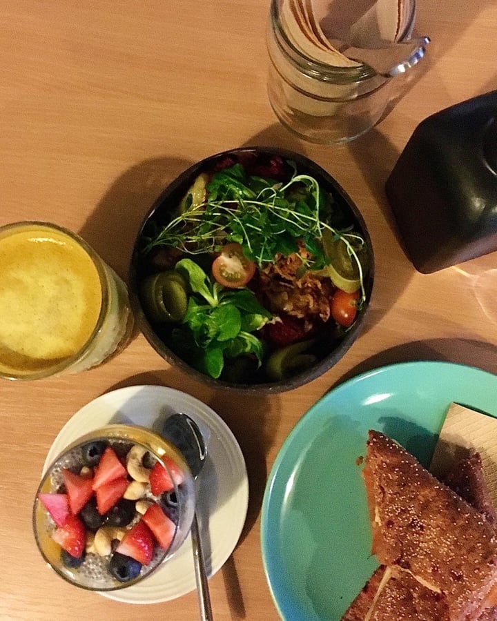 review photo of Suur Lisanna - Vegan Coffee Shop Forest Bowl, “Nostalgic” Grilled Sandwich & a Chia Pudding shared by @sksaarik on 06 Dec 2020 - review