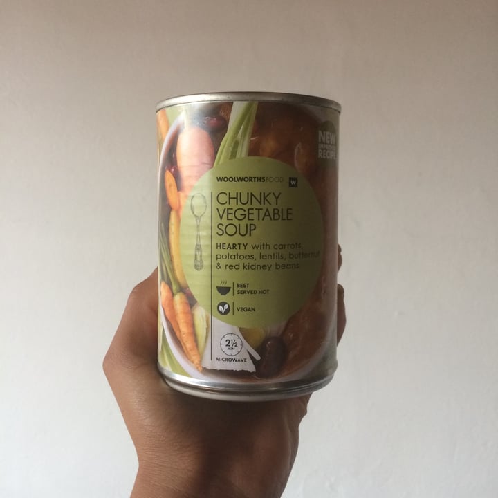 photo of Woolworths Food Chunky Vegetable Soup shared by @nikki-c on  15 Oct 2021 - review
