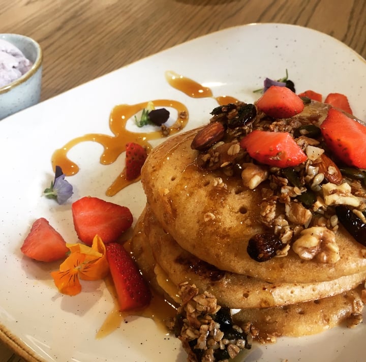 review photo of Kaylee's Eatery Whole Wheat Pancake Stack shared by @minette on 14 Jan 2020 - review