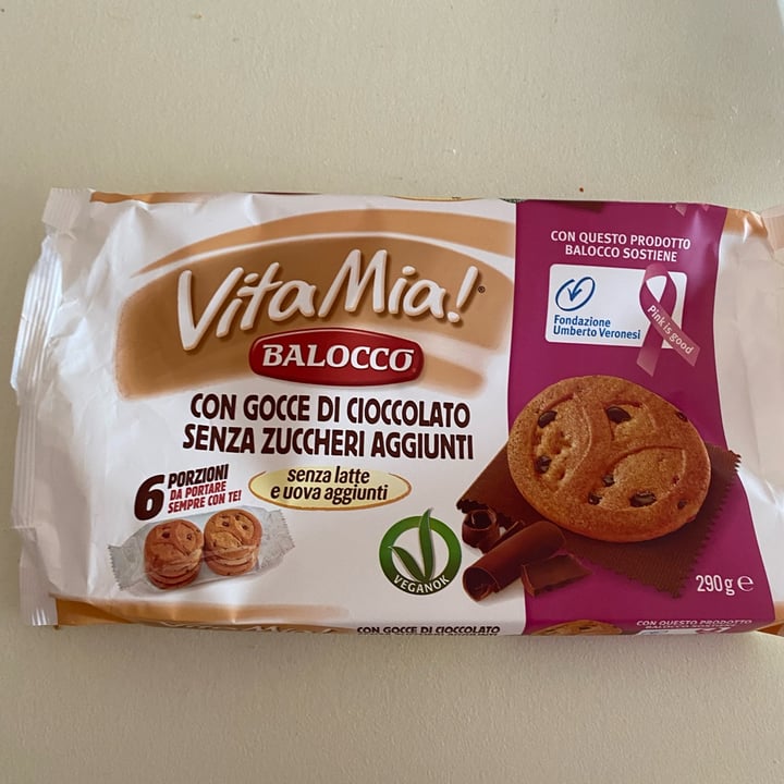 review photo of VitaMia! Balocco Con Gocce Di Cioccolato Senza Zuccheri Aggiunti shared by @sinella on 15 Oct 2022 - review