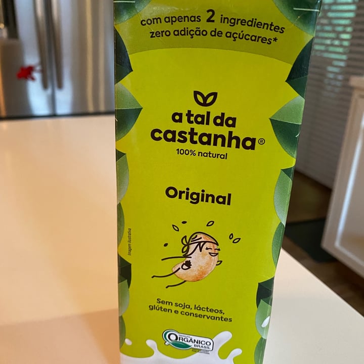photo of A Tal da Castanha Bebida vegetal shared by @thegreensunflower on  22 Jul 2021 - review