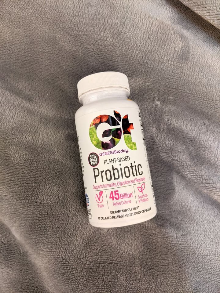 photo of GENESIStoday Plant-Based Probiotic shared by @soypsyduck on  03 Dec 2019 - review