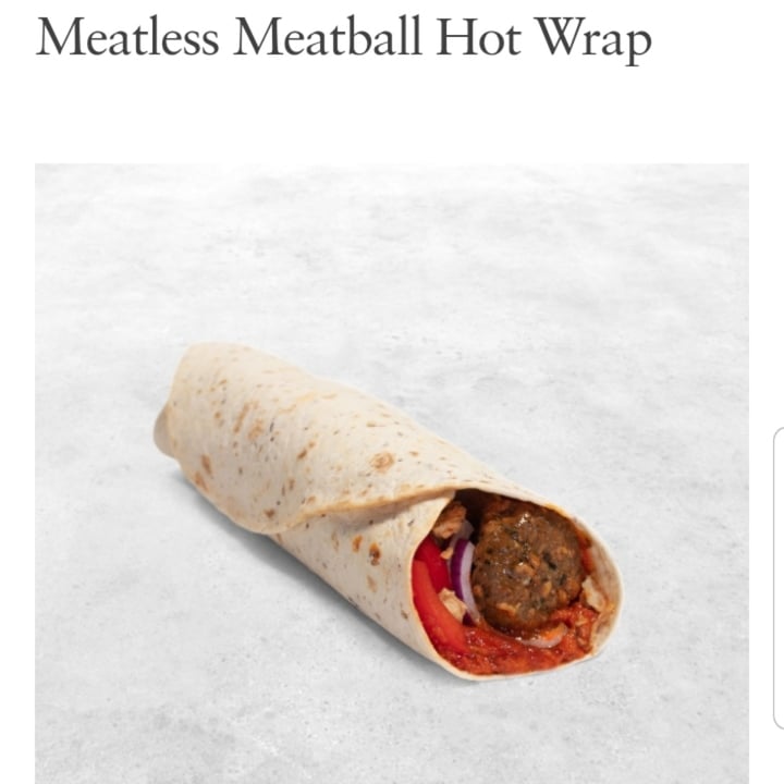 photo of Pret A Manger Meatless Meatball Hot Wrap shared by @rnp20 on  31 Jan 2021 - review