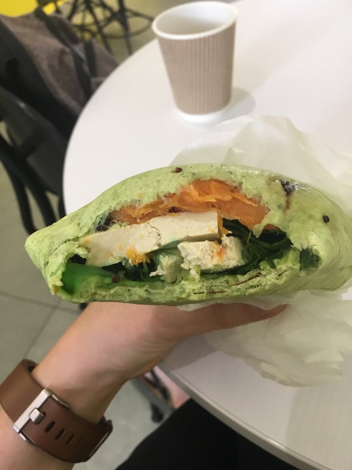 review photo of MIRA cafe Vegan Wrap shared by @baliveganguide on 01 Jun 2019 - review