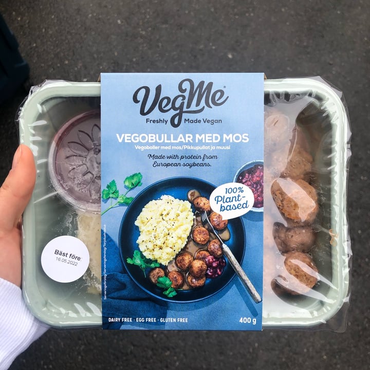 photo of VegMe Vegobullar med mos shared by @soyali on  08 Apr 2022 - review