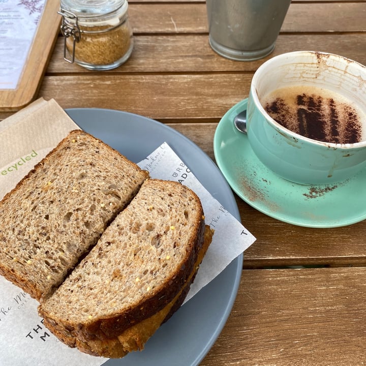 photo of The Meadow Café Vegan sausage sandwich shared by @reggievegan on  31 Dec 2021 - review