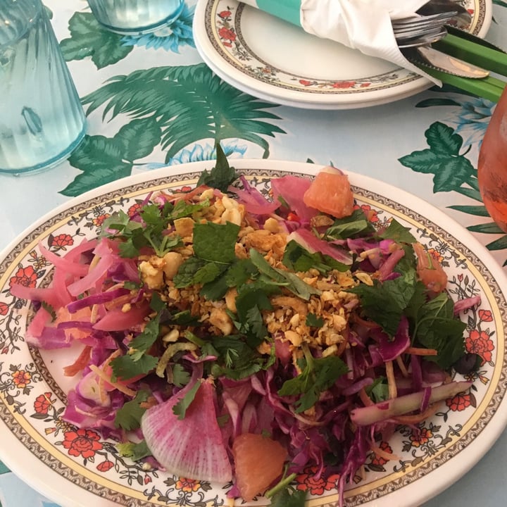 review photo of Hai Hai Banana Blossom Salad shared by @veganpianist on 21 Jun 2021 - review