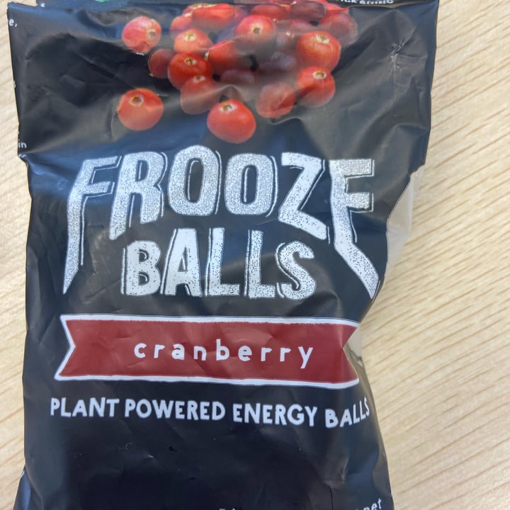 review photo of Frooze Balls Cranberry plant powered energy balls shared by @jot on 25 Oct 2021 - review