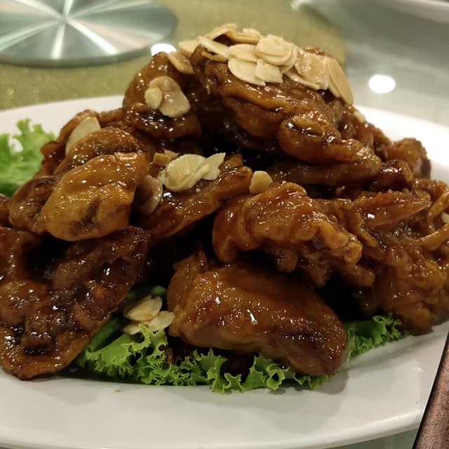 菜肴“Coffee abalone mushroom”的照片