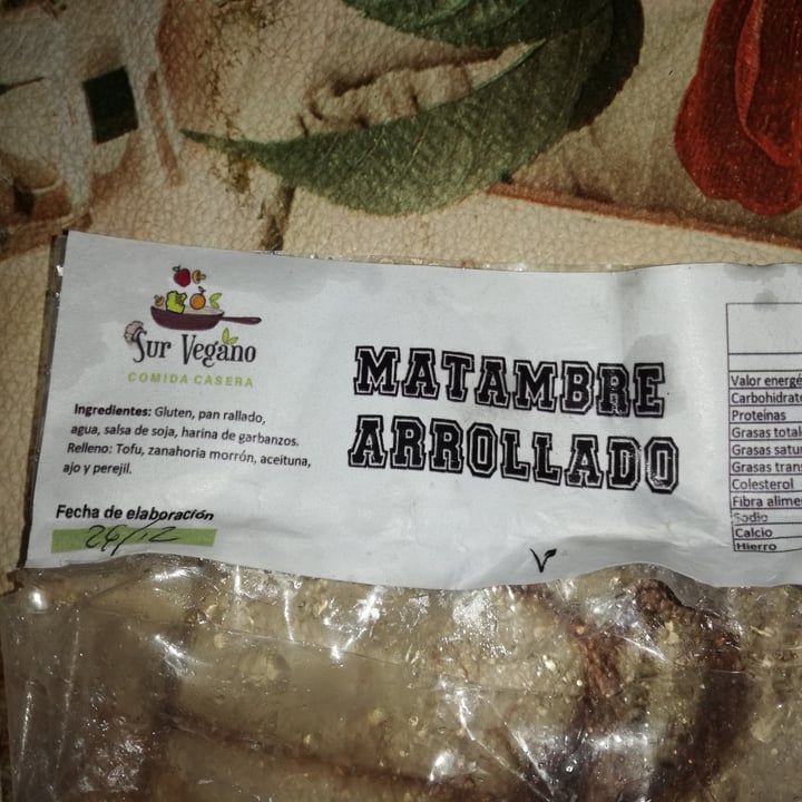 photo of Sur Vegano Matambre shared by @erimars on  21 Feb 2022 - review