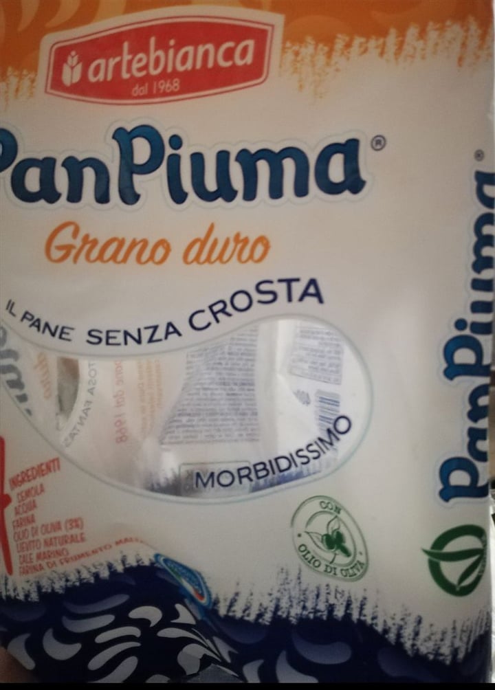 photo of Artebianca Artebianca PAN PIUMA GRANO DURO vegan shared by @miriamealbertoveg on  21 Mar 2020 - review