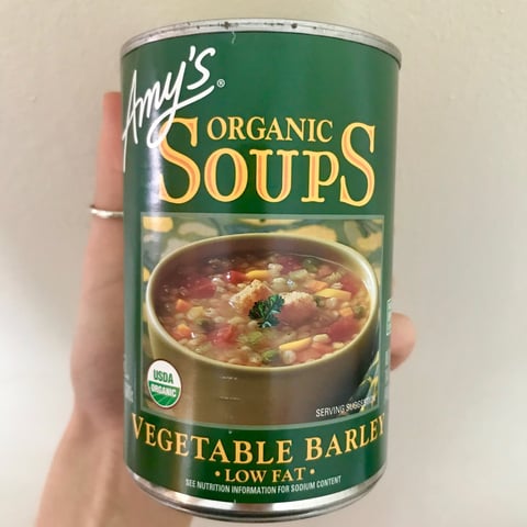 Amy’s Organic Soups Vegetable Barley