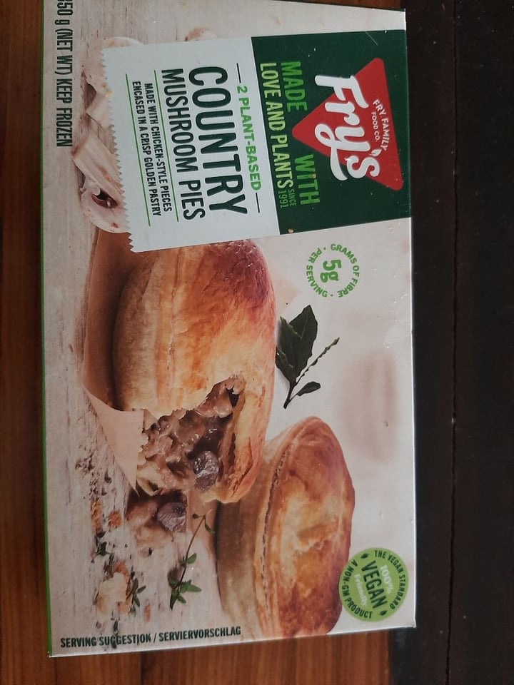 review photo of Fry's Family Food Frys Mushroom Pies shared by @michellelegg on 20 Sep 2021 - review