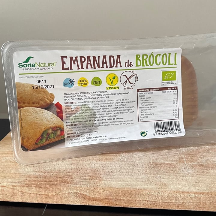 photo of Soria Natural Empanada De Brocoli shared by @pattyblanco on  15 Sep 2021 - review