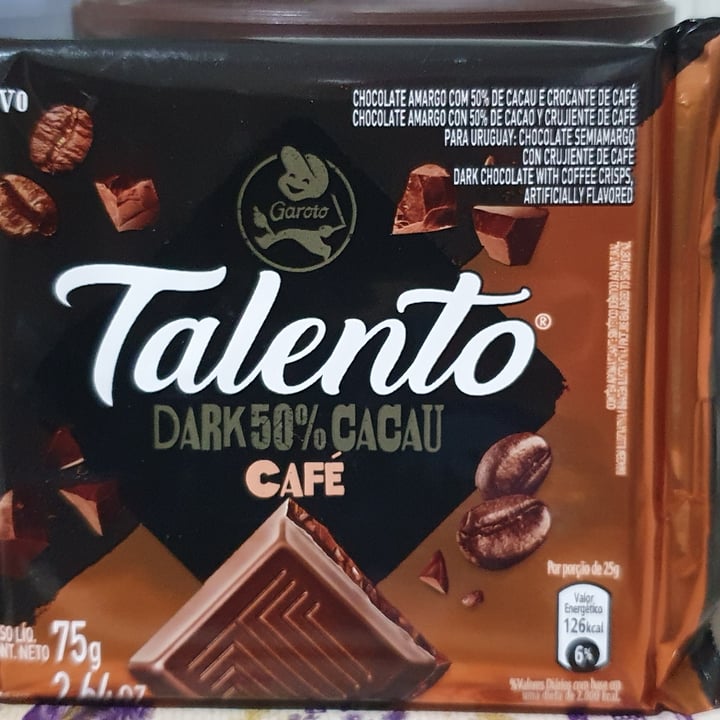photo of Garoto Chocolate talento shared by @borklon on  07 May 2022 - review