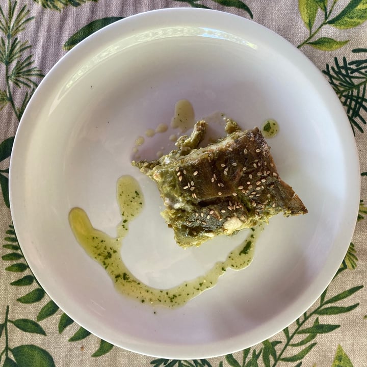 photo of Agriturismo Pianeta Verde Lasagna di verdure con pesto fresco shared by @simonescampoli on  18 Aug 2021 - review