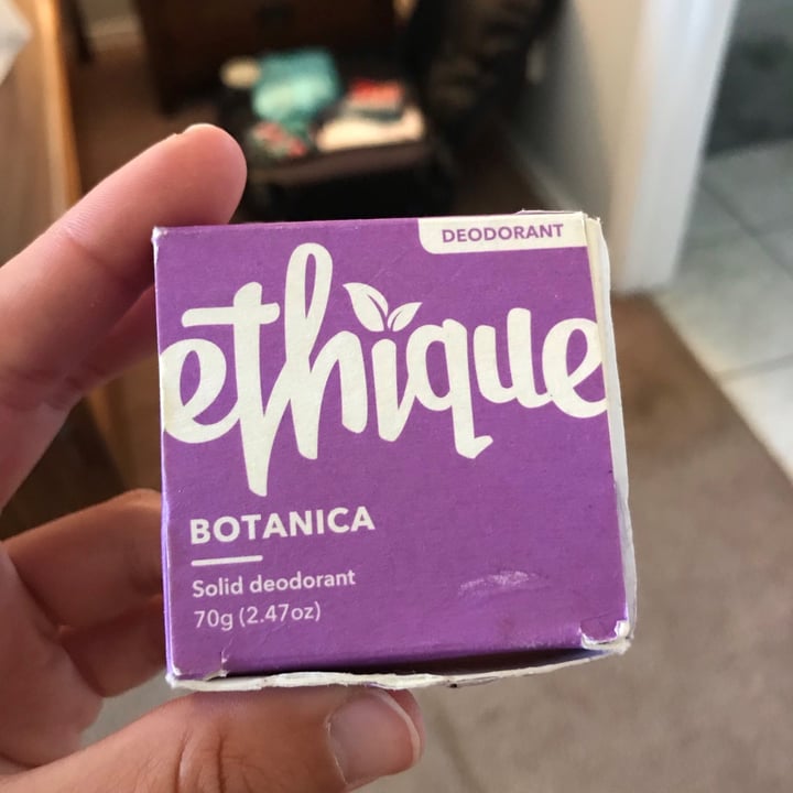 photo of Ethique Botanica Solid Deodorant shared by @curvycarbivore on  17 Aug 2020 - review