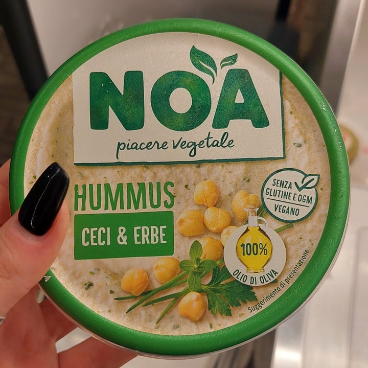 review photo of noa piacere vegetale hummus ceci & erbe shared by @inkedmetalunicorn2 on 31 Jul 2022 - review