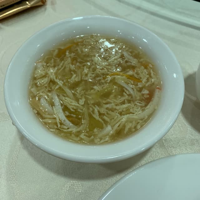 菜肴“蟹肉羹”的照片