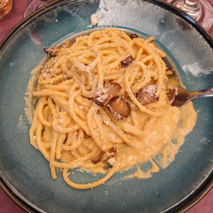 review photo of Rifugio Romano Carbonara vegana shared by @sherpug on 11 Apr 2022 - review