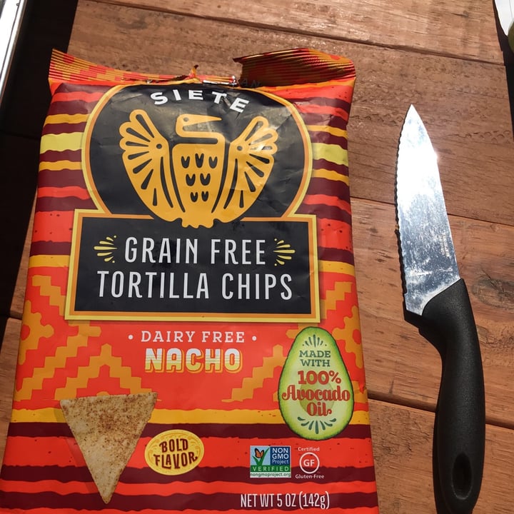 photo of Siete Family Foods Grain Free Tortilla Chips Dairy Free Ranch shared by @arvindthomas on  13 Mar 2021 - review
