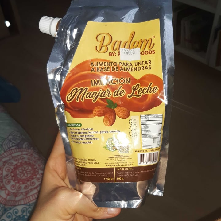 photo of Prunus foods Imitación Maniar De Leche shared by @isabelabean on  31 Aug 2020 - review