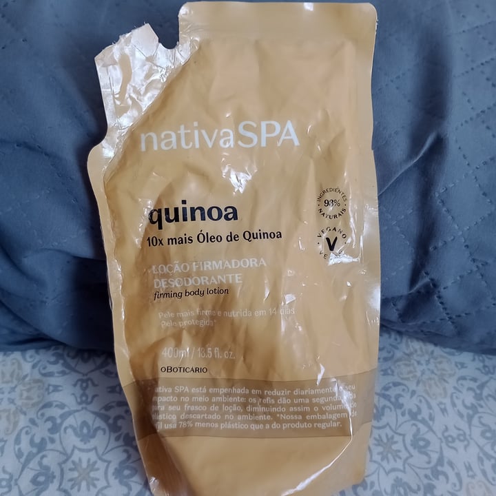 review photo of O Boticário Loção Firmadora Desodorante Quinoa shared by @fabianerocha on 30 Oct 2022 - review