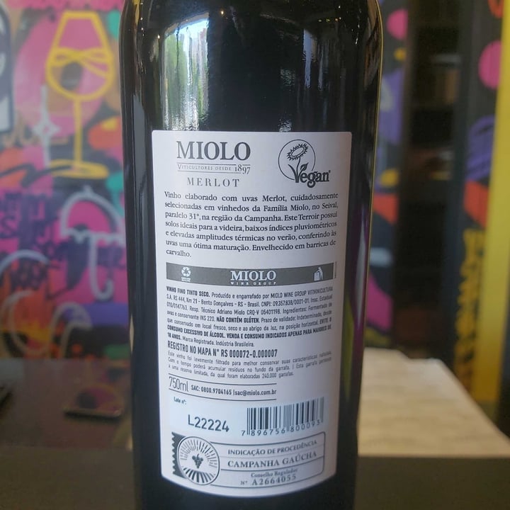 photo of Vinícola Miolo Vinho shared by @tiagostein on  26 Oct 2022 - review