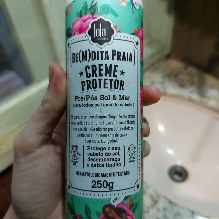 review photo of Lola Cosmetics Creme Protetor Pré / Pos Sol E Mar shared by @cibeleramos on 25 Apr 2022 - review
