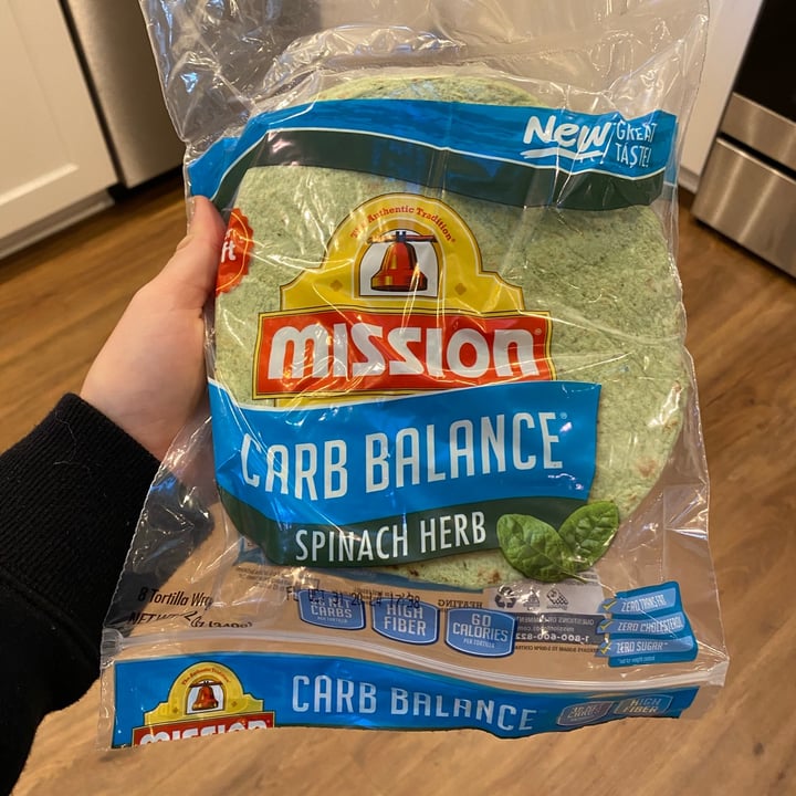 photo of Mission Foods Mission Wraps Garden Spinach Herb shared by @ceova on  30 Oct 2020 - review