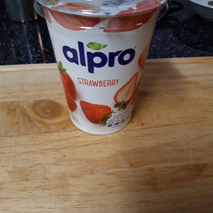 photo of Alpro Strawberry Yogurt shared by @cld123 on  07 Feb 2021 - review