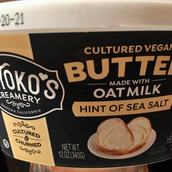 photo of Miyoko's Creamery European Style Cultured Vegan Butter Hint of Sea Salt shared by @courtneykelli on  13 Sep 2021 - review