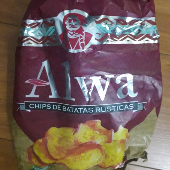 photo of Alwa Chips de batatas rústicas shared by @palomaveg on  02 Apr 2021 - review