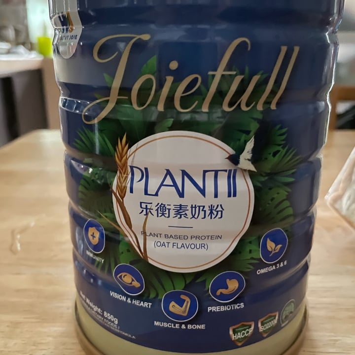 photo of joiefull plant-based protein (oat flavour) shared by @pq on  08 Sep 2022 - review
