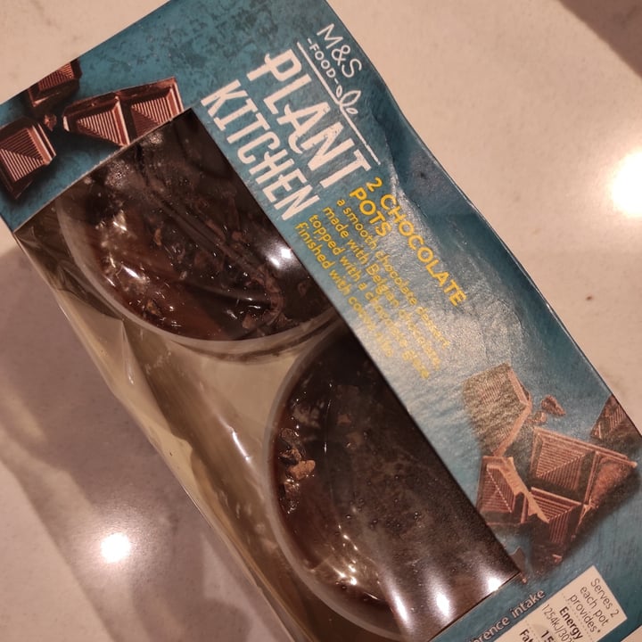 photo of Plant Kitchen (M&S) Chocolate Pots shared by @tuscanvegan on  22 Oct 2021 - review