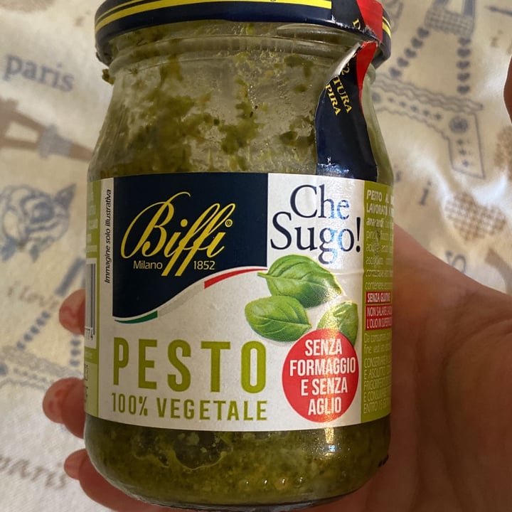 photo of Biffi Che Sugo! Pesto 100% Vegetale Senza Formaggio Jar shared by @lyxsq on  04 Aug 2022 - review
