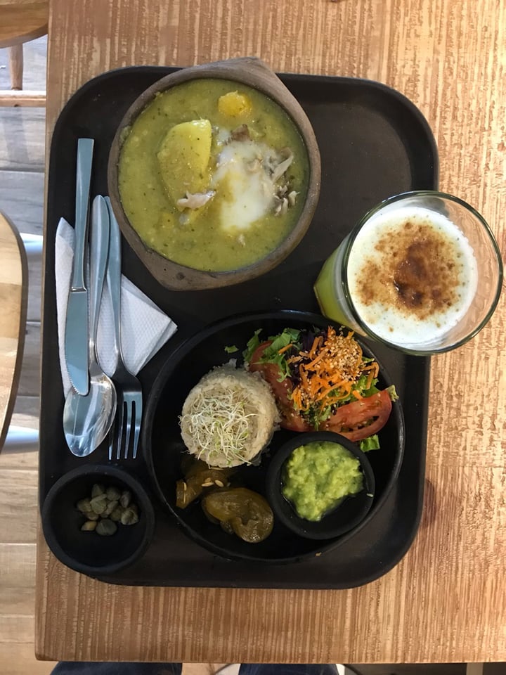 photo of Lenteja Express Ajiaco vegano shared by @julianardztorres on  04 Oct 2019 - review