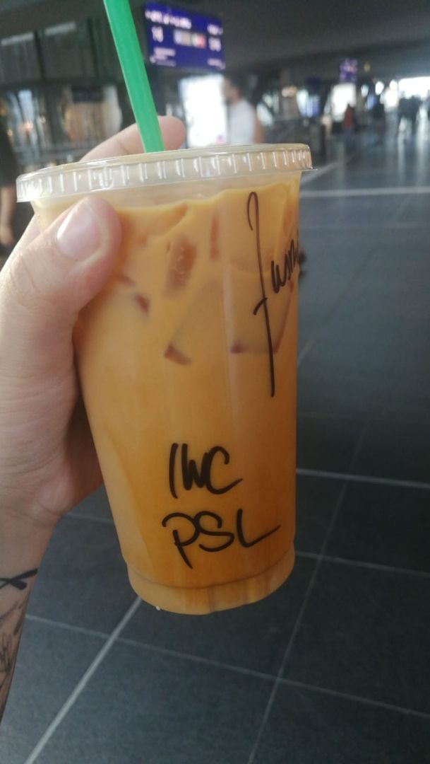 photo of Starbucks Pumpkin Spice Iced Latte shared by @franciscob on  28 Aug 2019 - review
