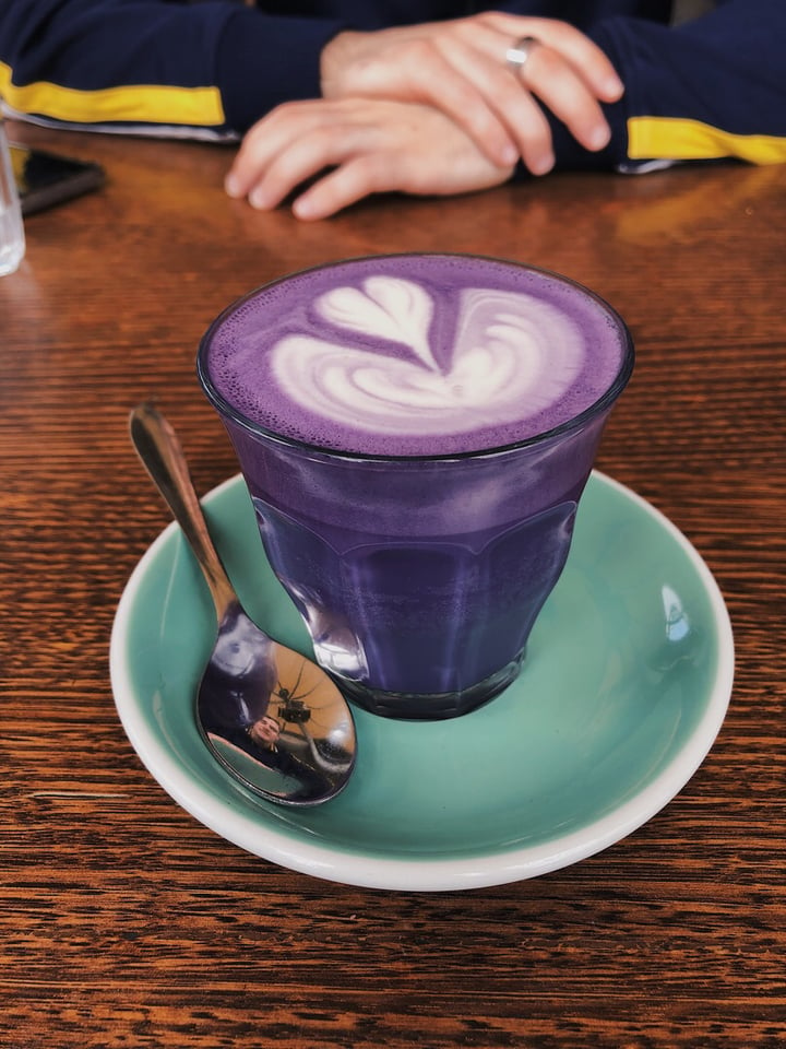 photo of The Glass Den Taro Latte shared by @alyrauff on  19 Feb 2019 - review