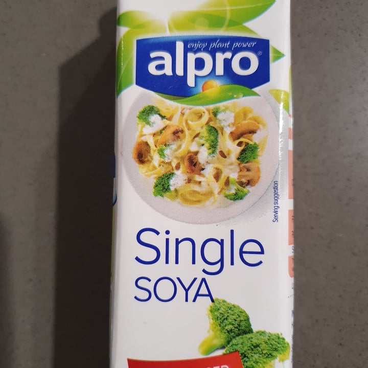 photo of Alpro Single Soya (Cream) shared by @mercifulkitchen on  18 Sep 2021 - review