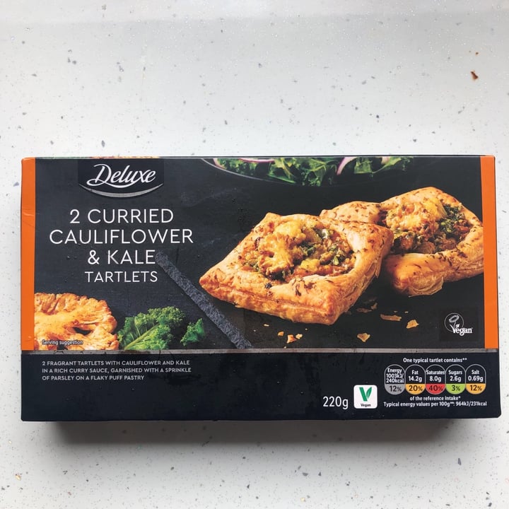 review photo of Deluxe 2 Curried Cauliflower & Kale Tartlets shared by @rachelb29 on 31 Jul 2021 - review
