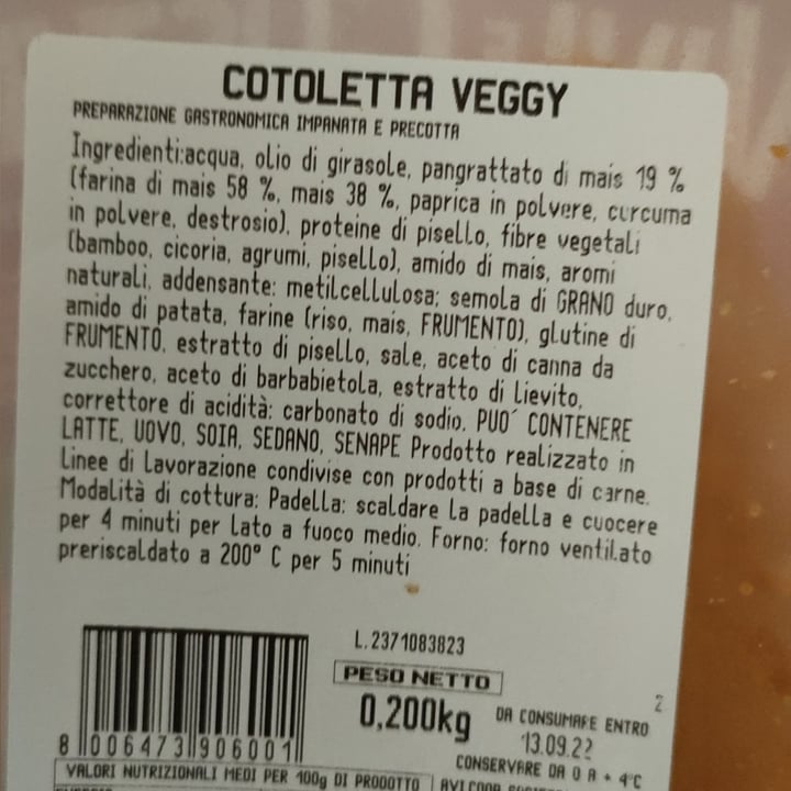 photo of Amadori Cotolette Veggie shared by @ria92 on  12 Sep 2022 - review