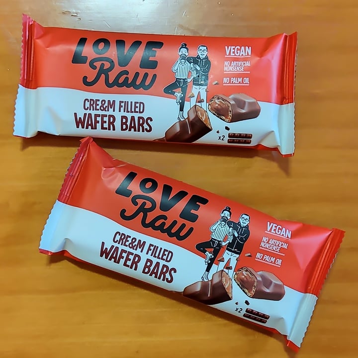 photo of LoveRaw Cre&m Filled Wafer Bars shared by @jessi-me on  20 Jan 2021 - review
