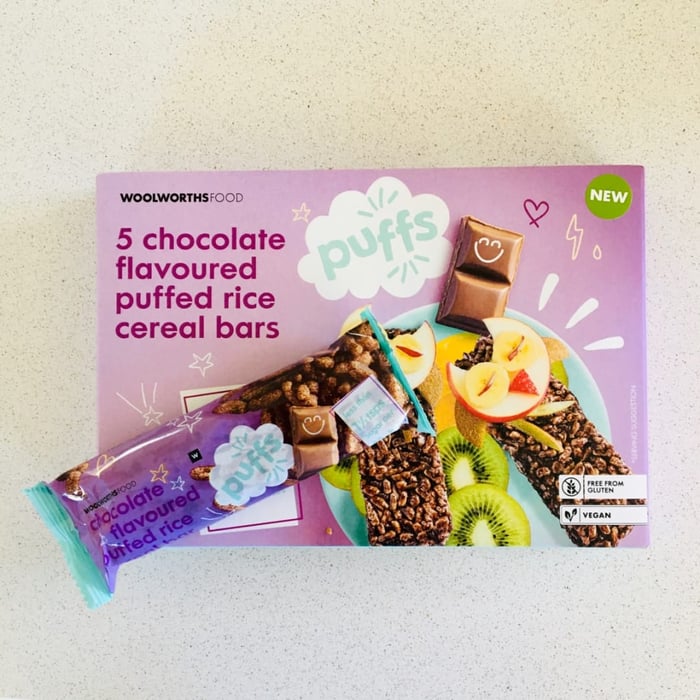 taz's review of Chocolate Flavoured puffed rice cereal bar on abillion