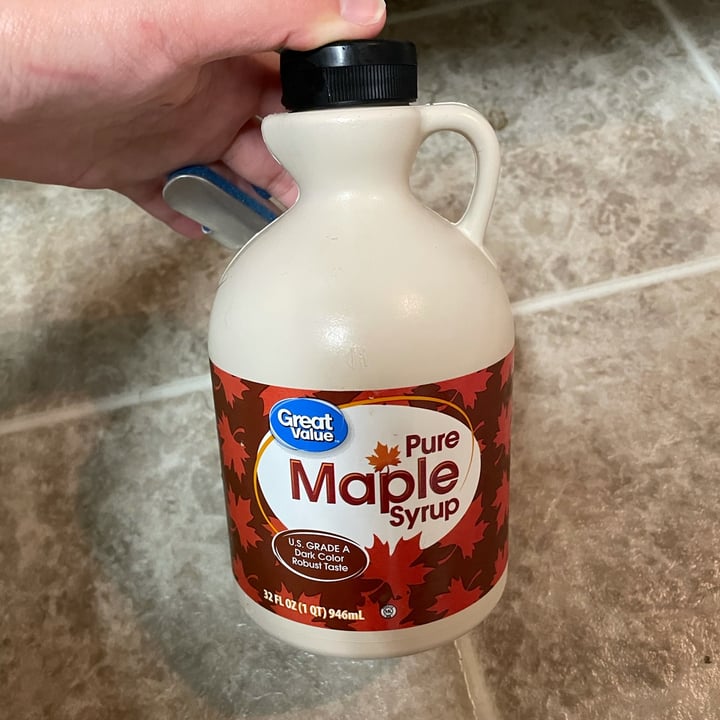 photo of Great Value  Maple Syrup shared by @betsyfrank94 on  02 Dec 2021 - review