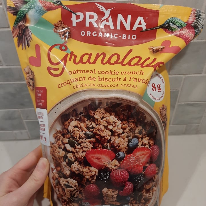 photo of Prana Organic Granolove Oatmeal Cookie Crunch shared by @corieveg on  04 Dec 2021 - review